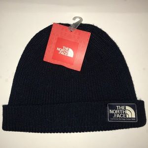 THE NORTH FACE UNISEX WINTER BEANIE HAT NAVY COLOR